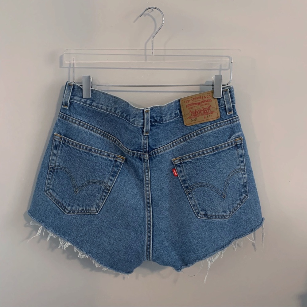 High Rise Levi’s Cutoff Shorts